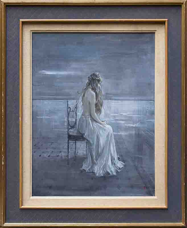 Dongni Hou Vienne la nuit, sonne l'heure, Les jours s'en vont je demeure - Apollinaire 2021 