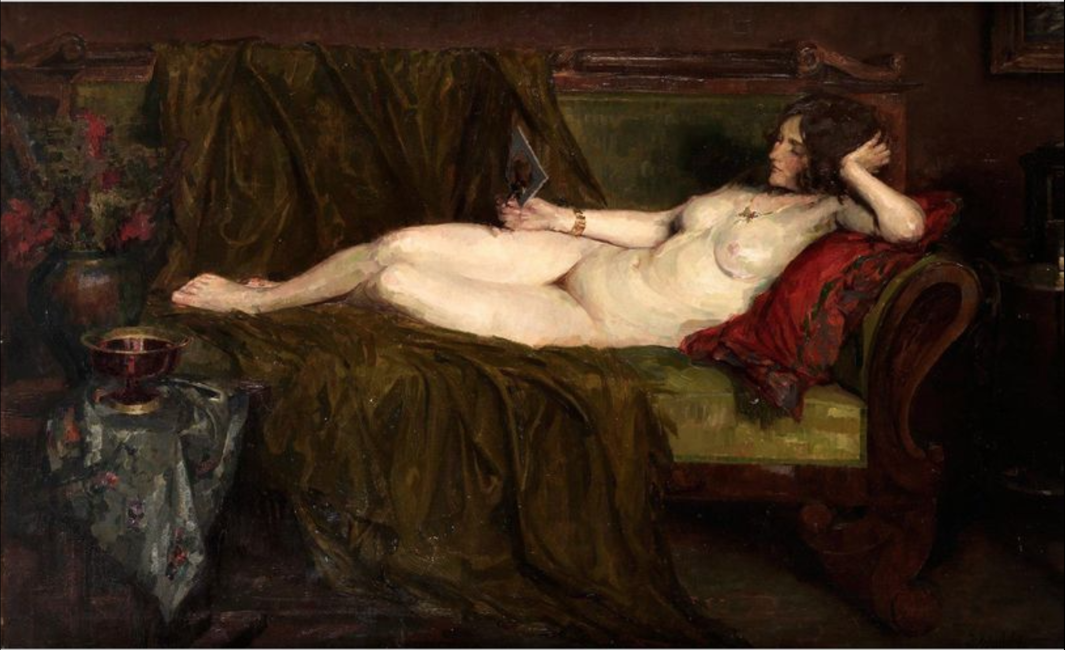 Oeuvres Anciennes Jacques STERNFELD - Grand nu allongé 1925 