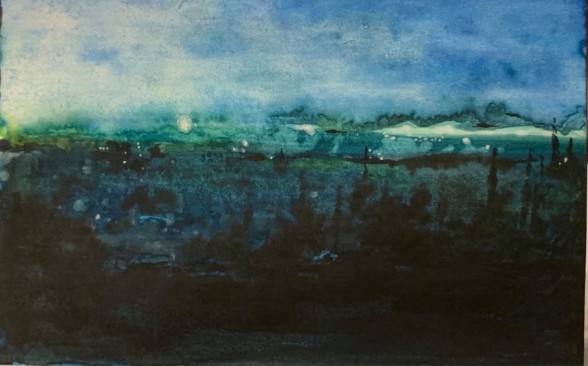 Alex Lutz Paysage bleu 2021 