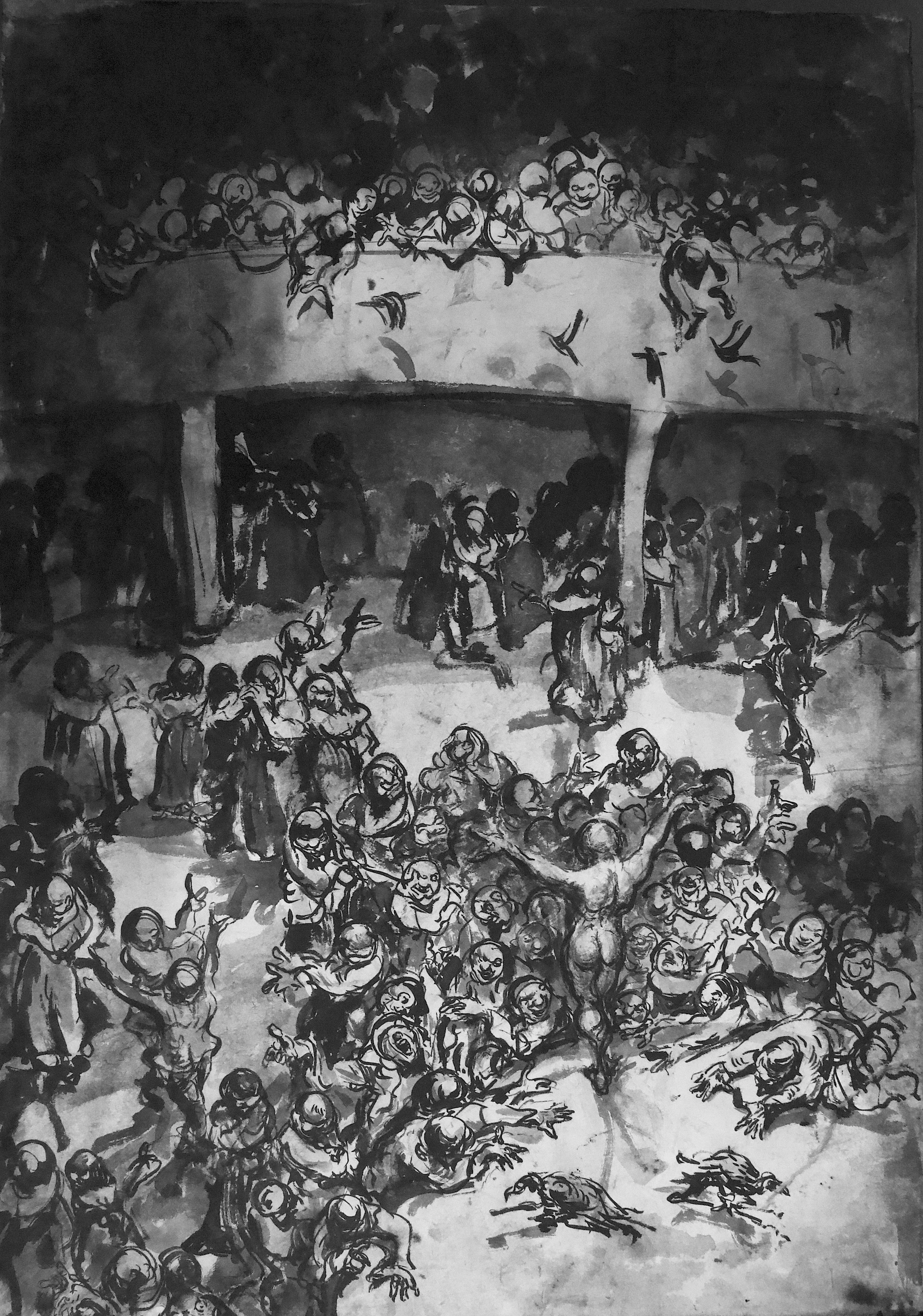 Ofer Josef L'acrobate au corbeau 2021 