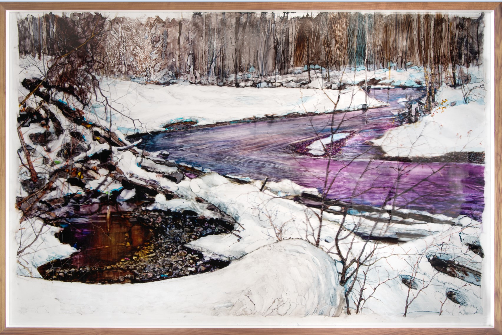 H Craig HANNA Snow and River 2025 