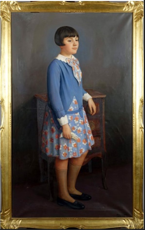 Oeuvres Anciennes Alidor LAMOTTE_Portrait de jeune fille, 1930 2026 