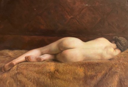 Oeuvres Anciennes Kontuly BELA_ Nu Brun , 1940 1940 