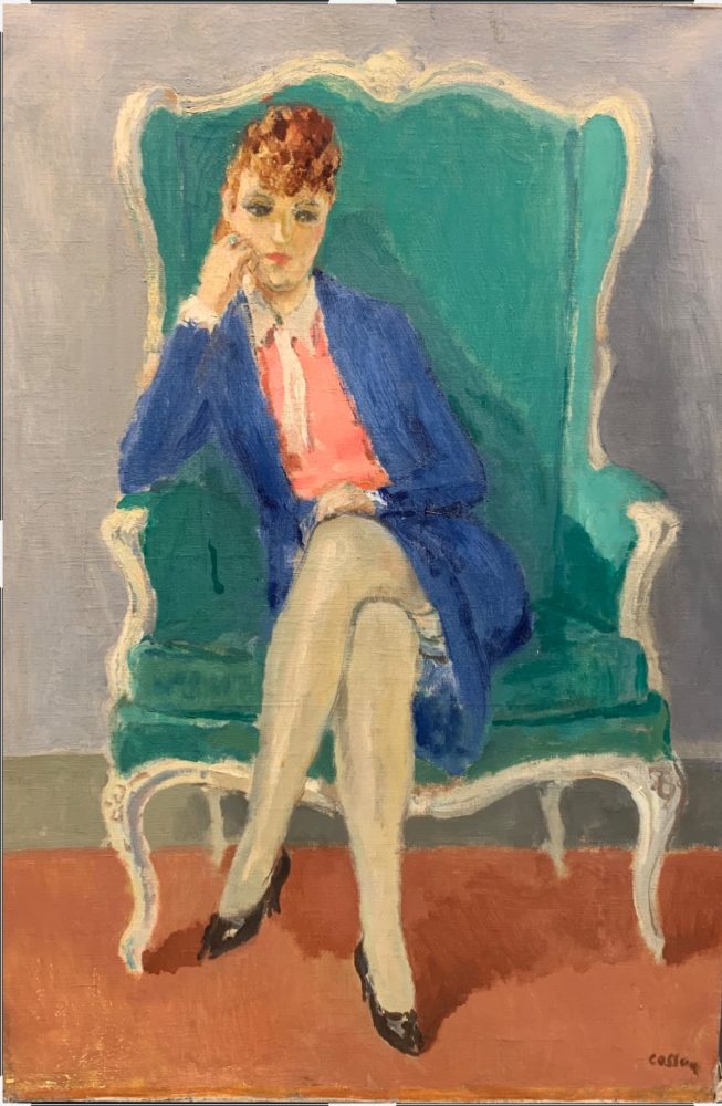 Oeuvres Anciennes Cosson_ Portrait de Dame dans une bergère, 1925 2026 