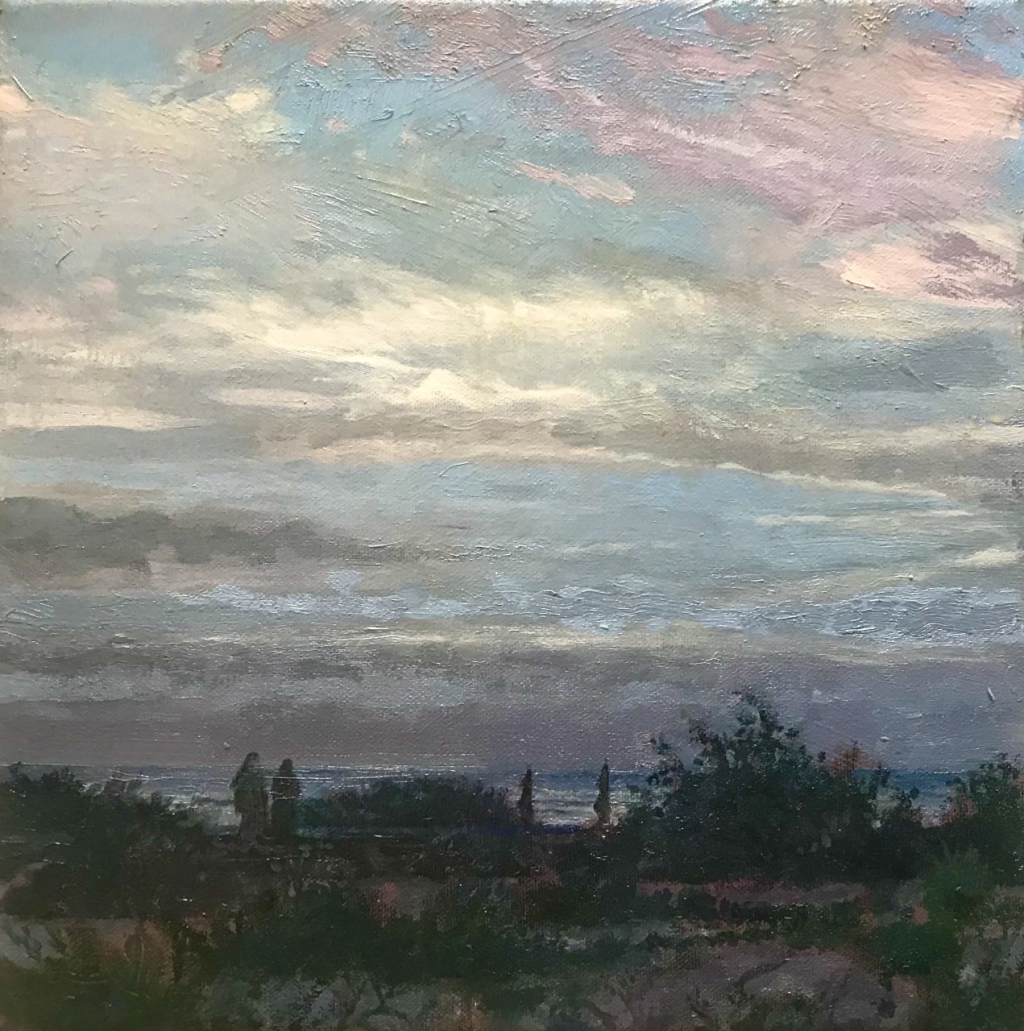 H Craig HANNA Two figures at dusk 2022 