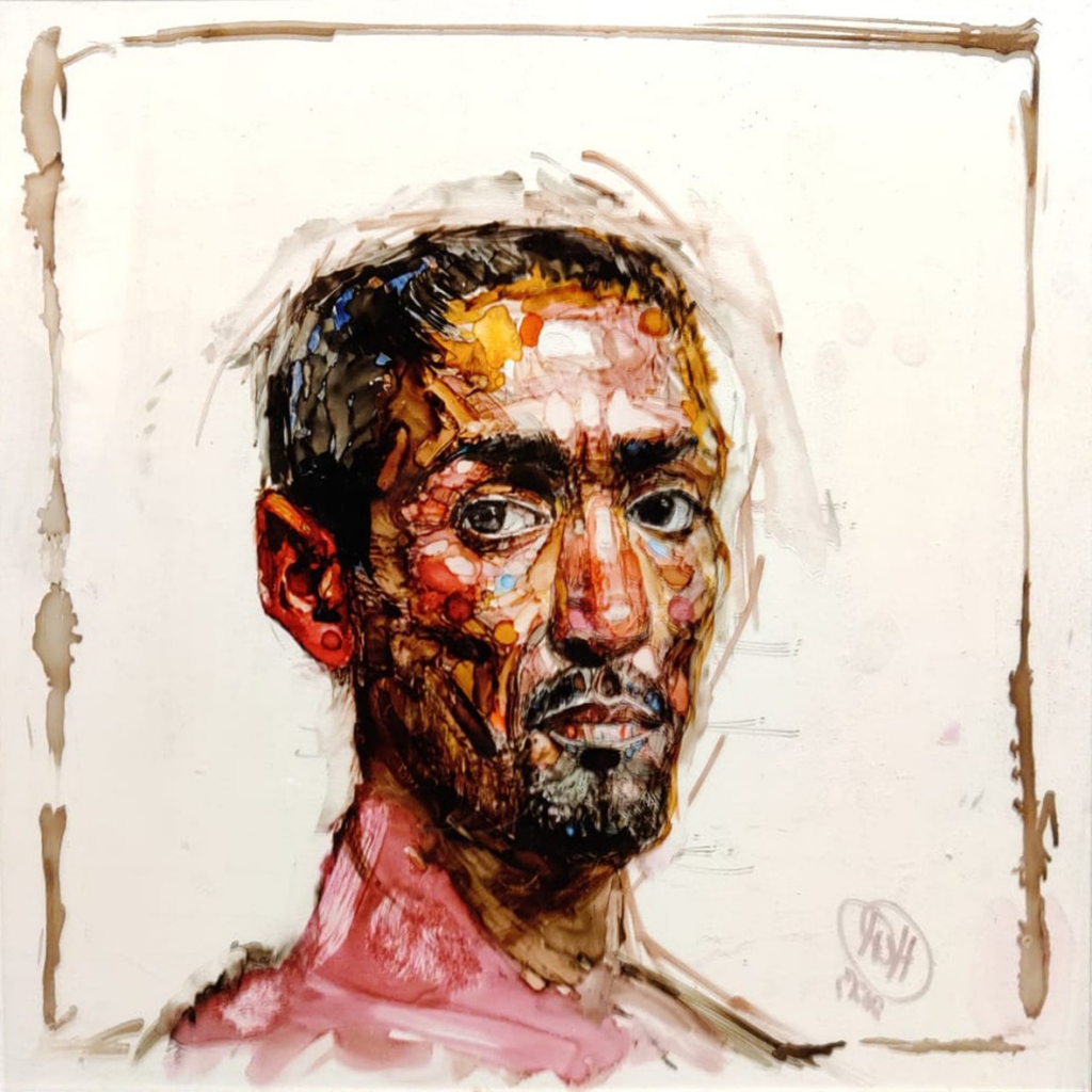 H Craig HANNA Man with dark eyes 2023 