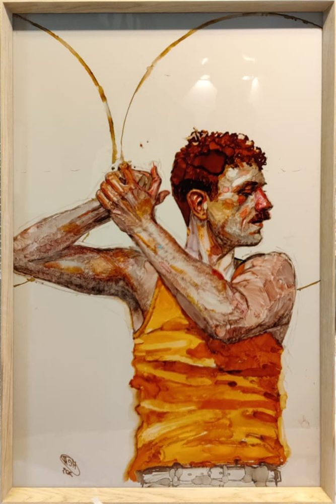 H Craig HANNA Orange tank top 2023 