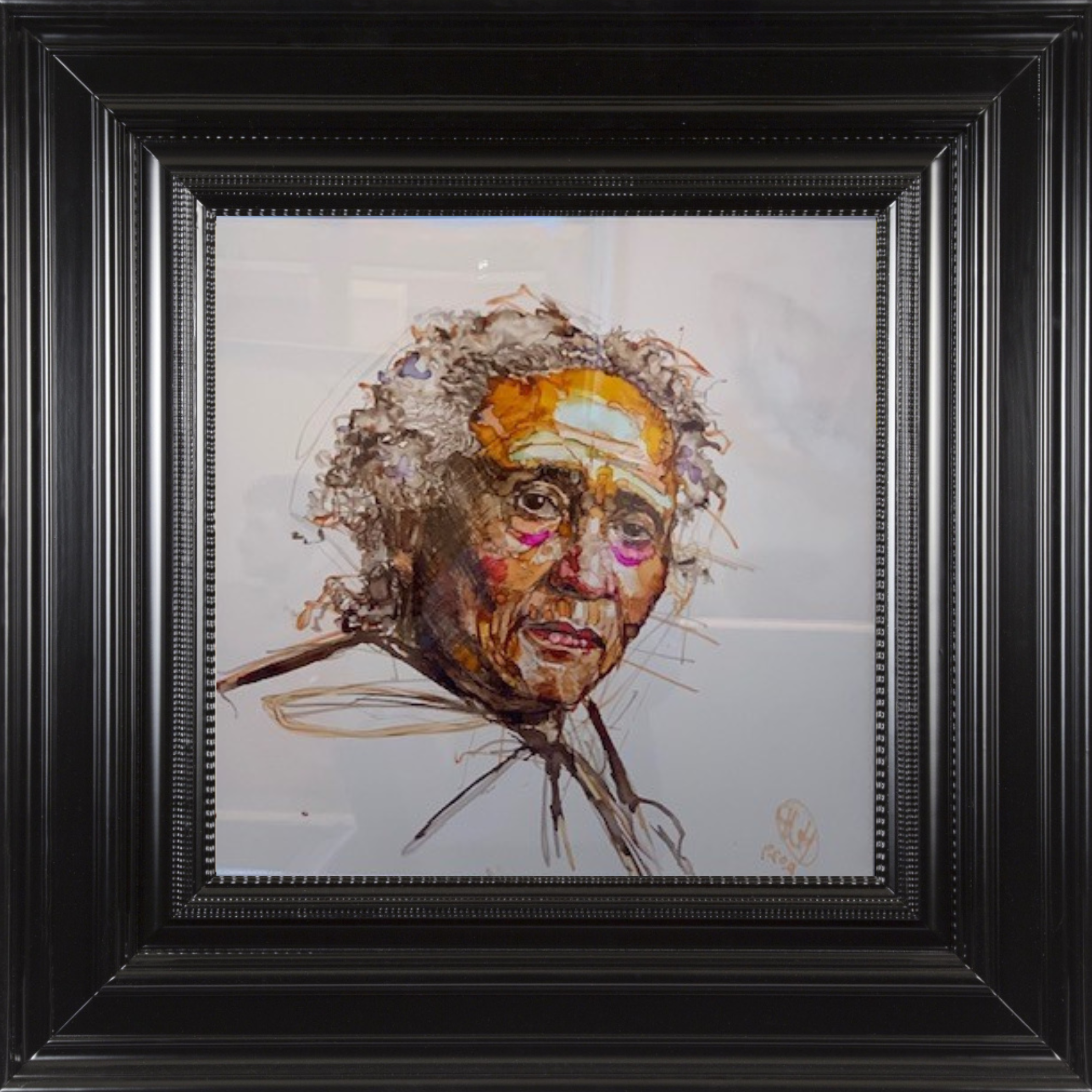 H Craig HANNA Portrait of an old woman 2023 