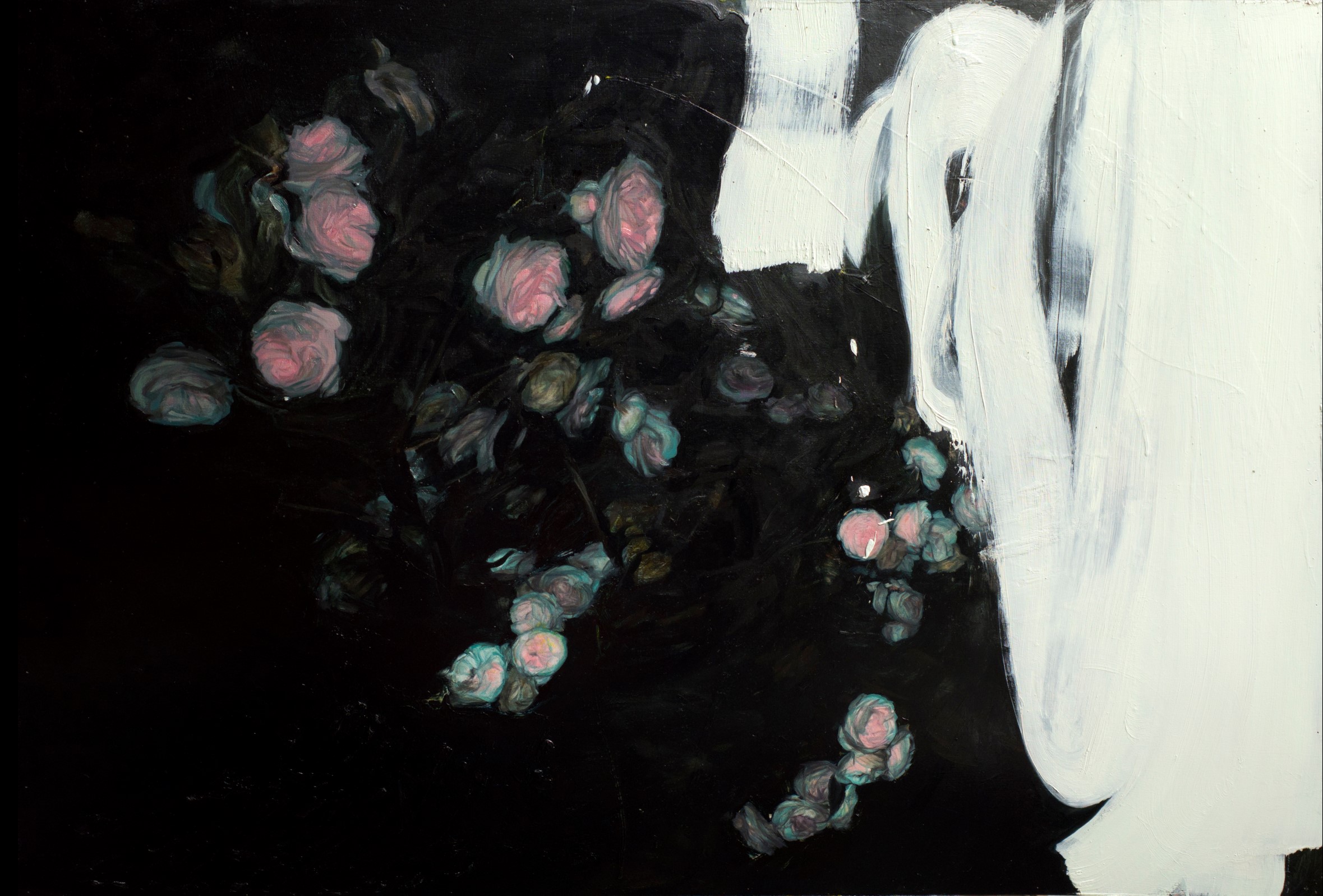 Hélène Delmaire Nuit II Roses 2023 